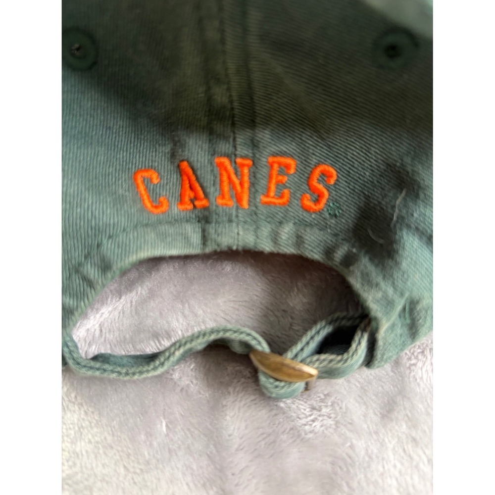 Captivating Headgear Canes Slouch Hat Men's Baseball Cap Green Adjustable Size - Picture 2 of 4